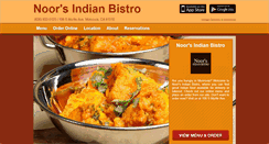 Desktop Screenshot of noorsindian.com